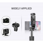 Wholesale 40 Inches Heavy Duty 3 in 1 Aluminum Wireless Bluetooth Extendable Selfie Stick with Tripod Stand (White)